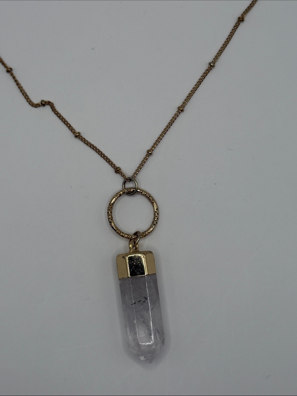 Keep Collective - Gold and Crystal Pendant Necklace